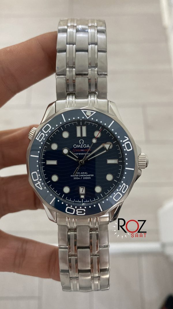 omega-seamaster-diver-300-m-gumus-mavi-replika-saat
