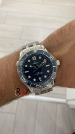 omega-seamaster-diver-300-m-gumus-mavi-replika-saat