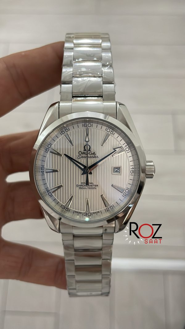Omega Seamaster Aqua Terra Beyaz Kadran OAT02