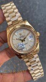 Rolex Day Date Beyaz Kadran 40 mm 228238 White Dial Gold HS001