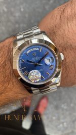 Rolex Day Date Mavi Kadran 40 mm 228206 Blue Silver HS005
