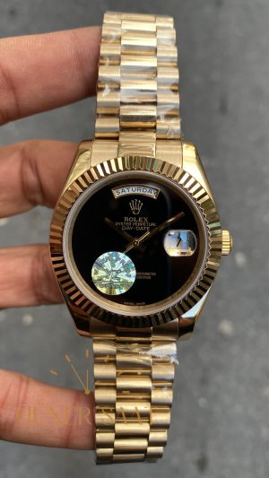 Rolex Day Date Onyx 40 mm 18038 Black Gold ROLDD041