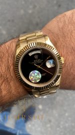 Rolex Day Date Onyx 40 mm 18038 Black Gold ROLDD041