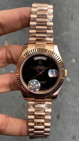 Rolex Day Date Onyx 40 mm 18038 Rose Gold ROLDD042