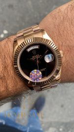 Rolex Day Date Onyx 40 mm 18038 Rose Gold ROLDD042