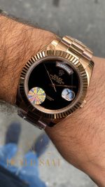 Rolex Day Date Onyx 40 mm 18038 Rose Gold ROLDD042