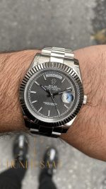 Rolex Day Date Rhodium 228239 Gri Kadran 40 mm HS006