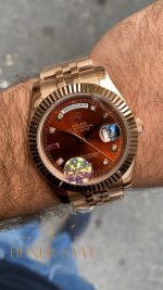 Rolex Day-Date Chocolate Diamond 40 mm 128235 Rosegold HS002
