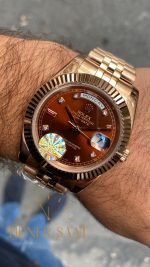 Rolex Day-Date Chocolate Diamond 40 mm 128235 Rosegold HS002