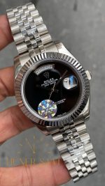Rolex Day Date Siyah Kadran 40 mm 228239 Silver ROLDD040